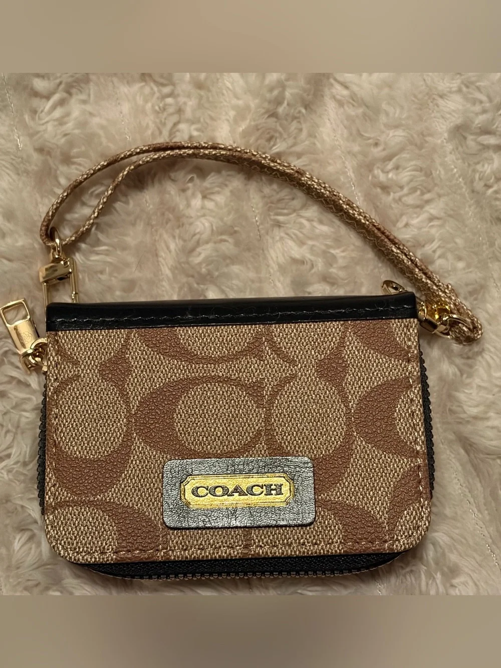 Canvas Cardholder Wristlet